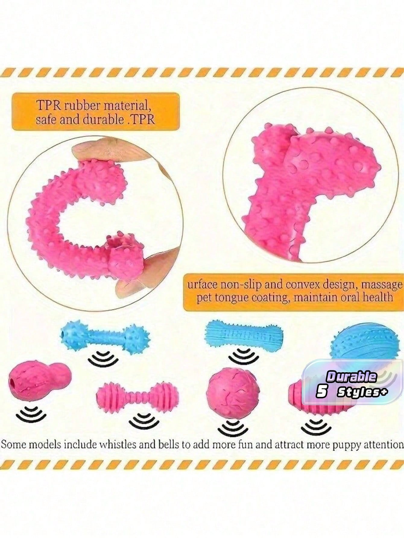 16-Piece Pack Of Sturdy, Bite-Resistant And Teething Dog Chew Toys - Spring/Summer Outdoor Vent Interactive Training Teething Toys In A Variety Of Shapes And Textures, Plastic Materials, Colors And Styles Cool It Is Suitable For Medium And Small-Sized