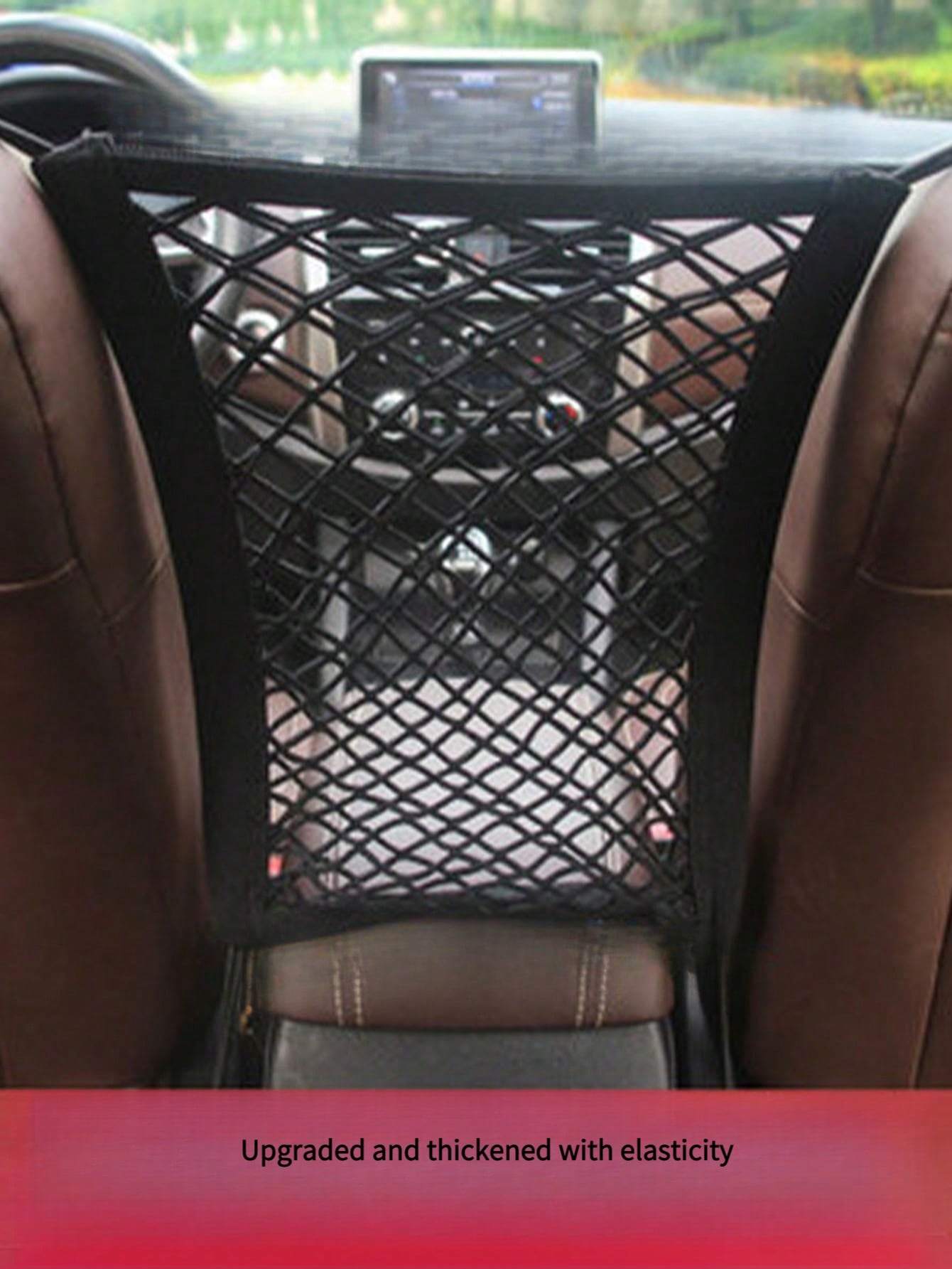 Car Pet Barrier Net, Pet Isolation Net With Safety Pouch And Expandable Storage Bag, Suitable For Sedan & SUV, Easy Installation, Driving By Isolating Children And Pets