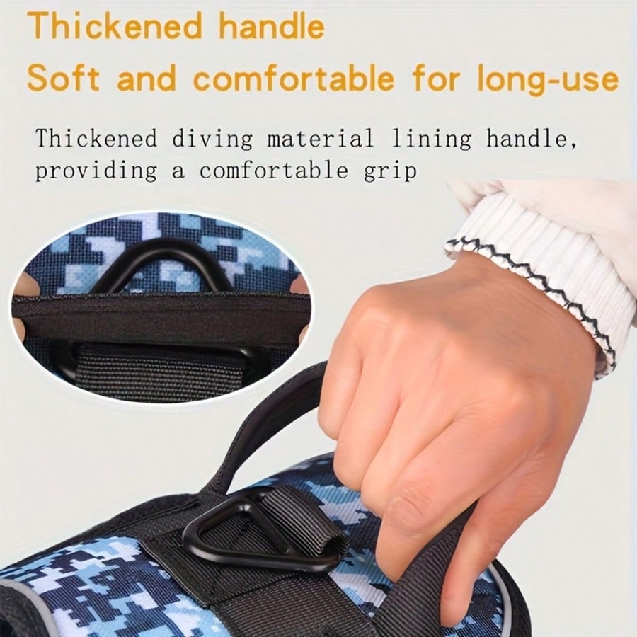 Black anti-pull escape-proof dog vest harness for medium and large dogs, designed for outdoor walking, training, and hiking