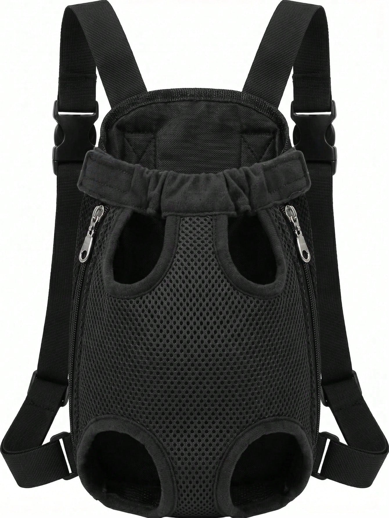 LocalBreathable Mesh Pet Dog Carrier Backpack, Hands-Free Adjustable Front Chest Carrier With Quick Access, Lightweight & Comfortable Legs-Out Puppy Sling For Small Medium Dogs Cats, Perfect For Walking Hiking Travel