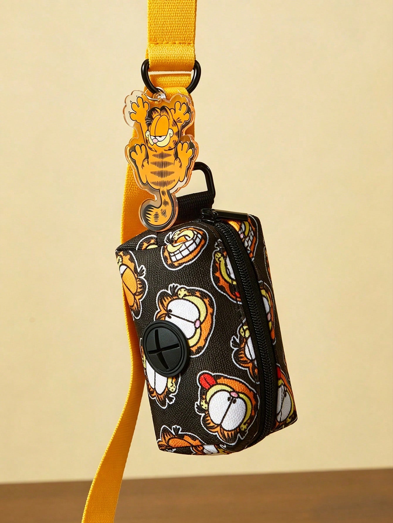 Multicolor cartoon pattern pet collar and leash set with adjustable polyester straps and portable storage bag for cats and dogs