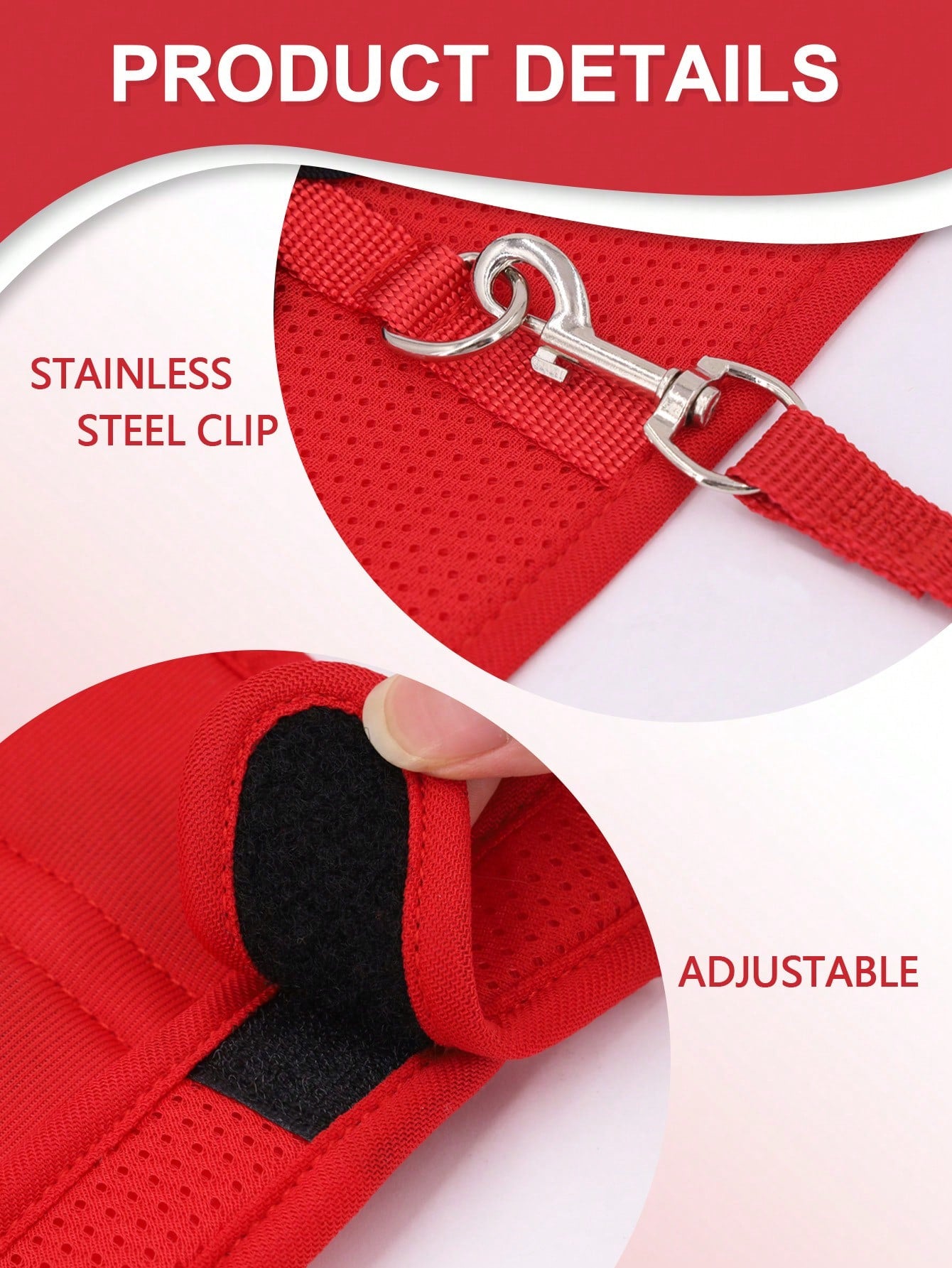 Supet breathable polyester rabbit harness and leash set for small animals in black, designed for supervised outdoor walking and handling.