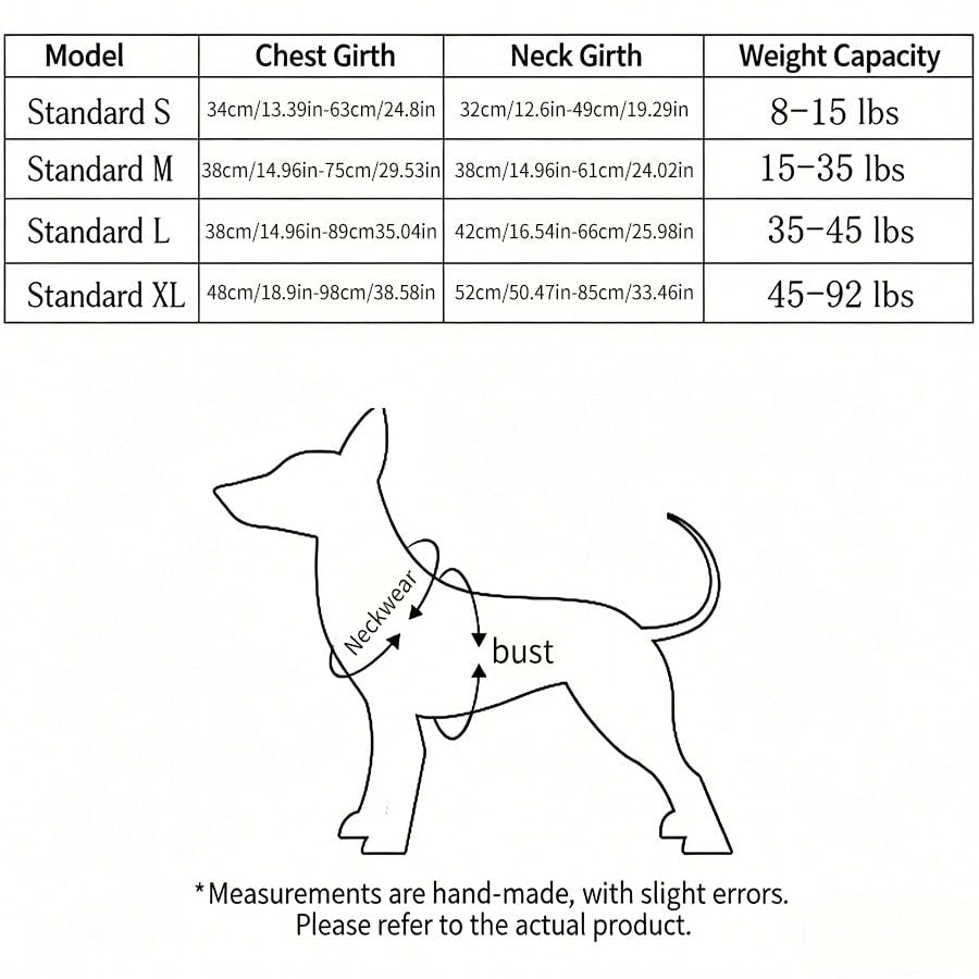 Red reflective breathable vest-style dog and cat harness set with 1.5-meter leash and Christmas pattern