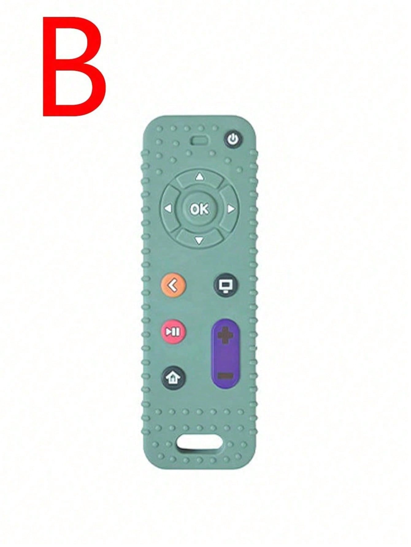 1pc Silicone Dog Teething Toy, Chewable Remote Control For Puppies, Teeth Cleaning Toy For Small Breeds