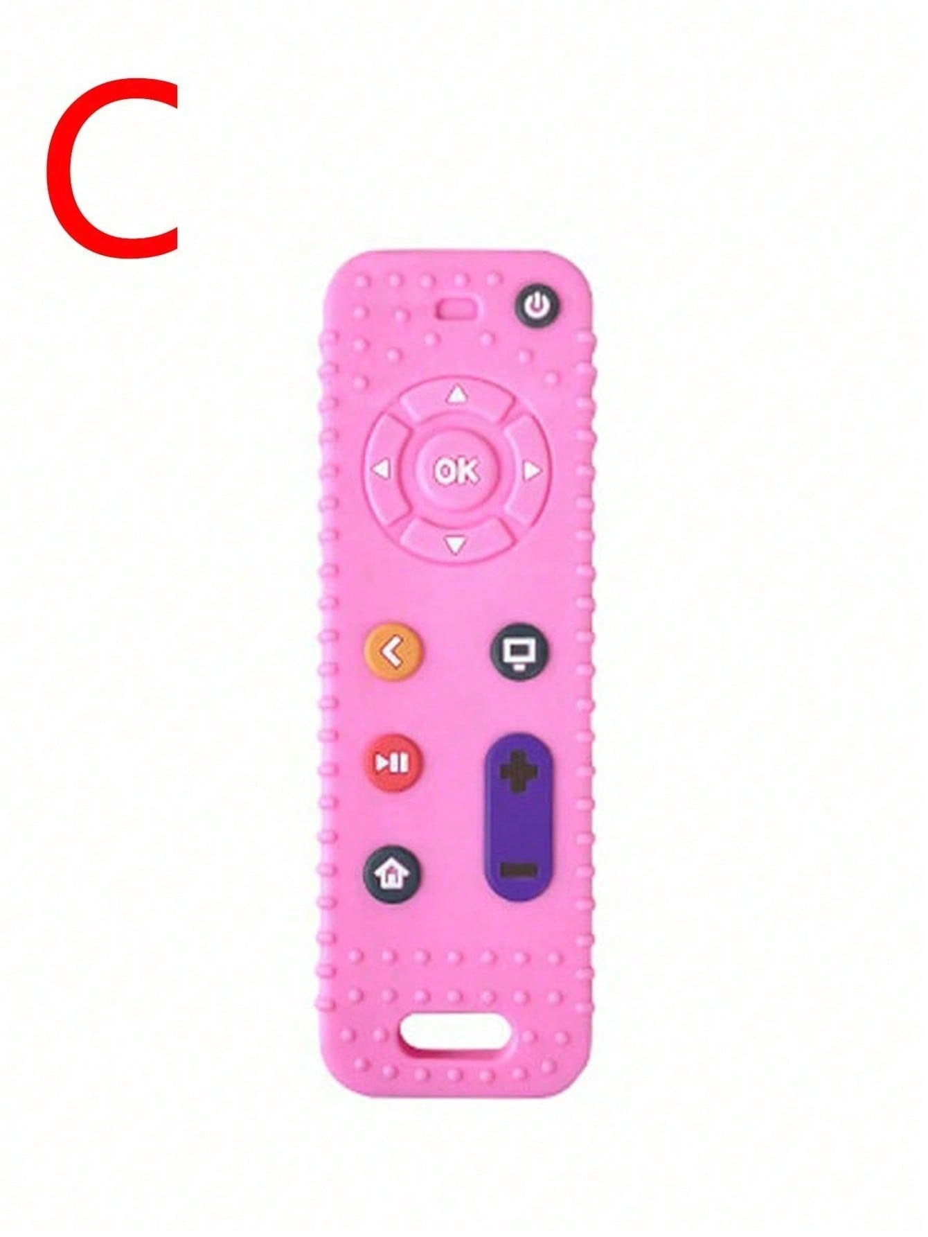 1pc Silicone Dog Teething Toy, Chewable Remote Control For Puppies, Teeth Cleaning Toy For Small Breeds