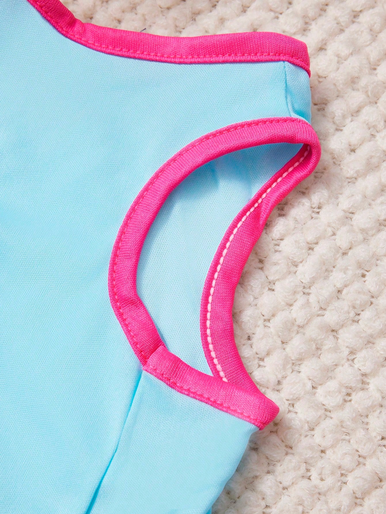 1pc Leopard Print Bow Pink Letter Pattern Blue Pink Patchwork Pet Vest, Casual Style, Soft And Breathable