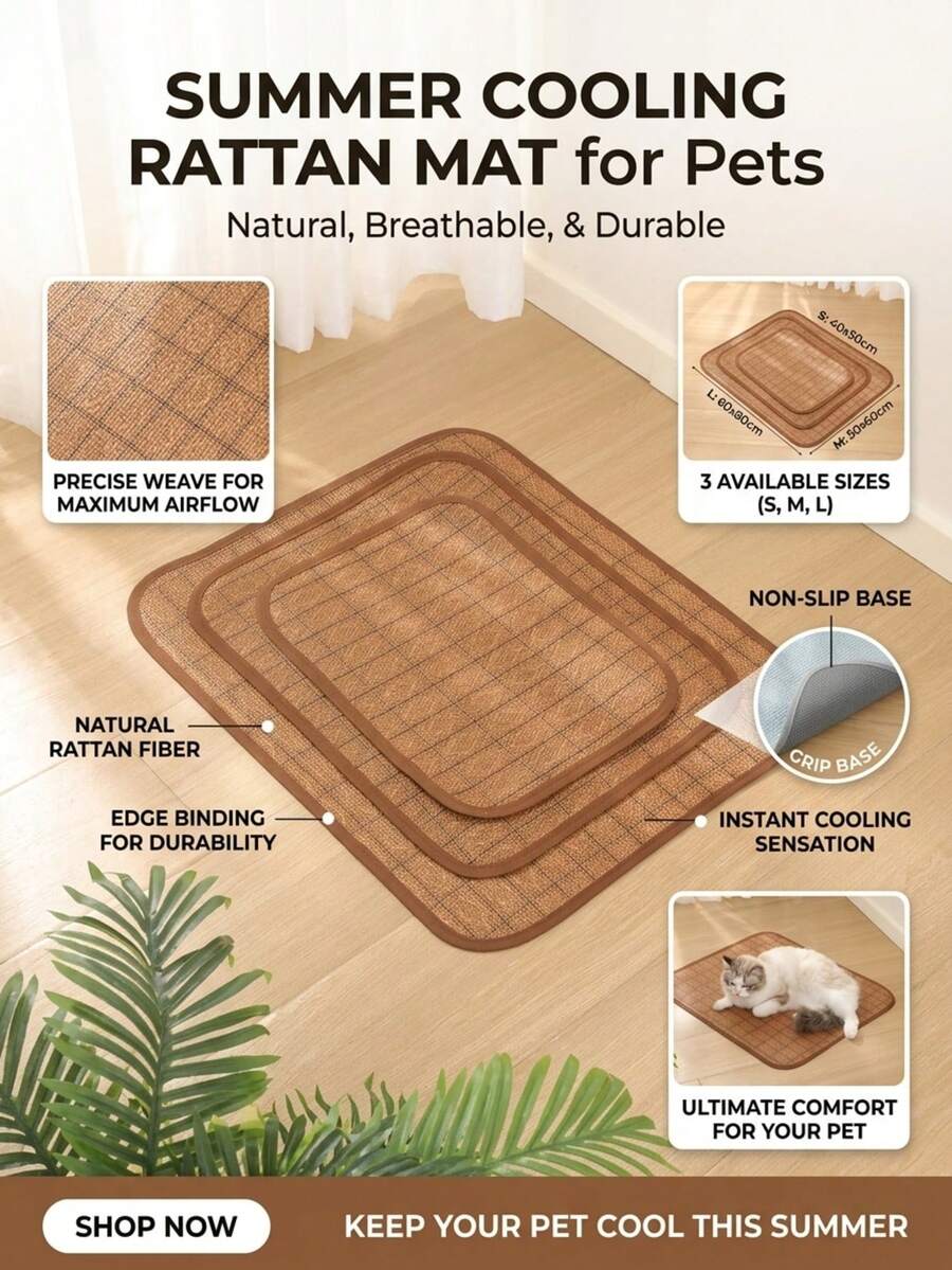 Multicolor woven PP pet cooling mat and summer ice pad for dogs and cats