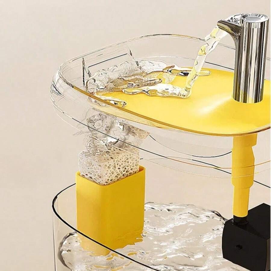 Automated 1.5L circulating cat water fountain made of durable ABS material with USB power interface for continuous pet hydration.