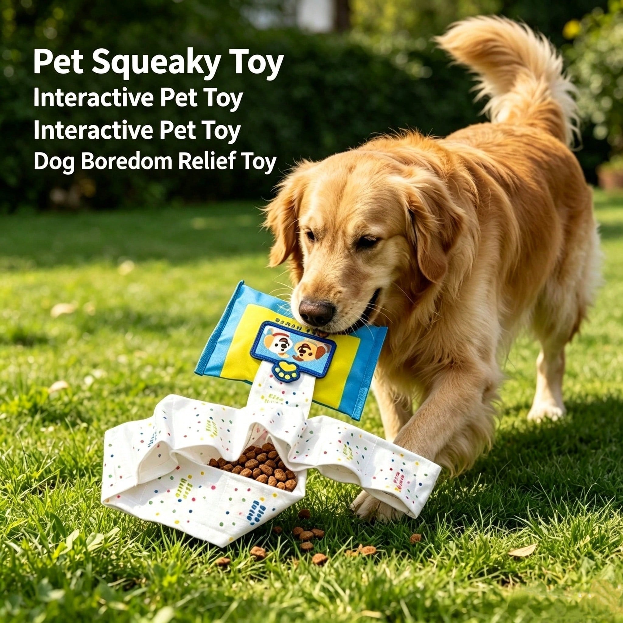 1pc Puppy & Kitten Snuffle Toy, Pet Toy, Kitten & Puppy Toy, Wet Wipe Shaped Interactive Sound-Making Treat Hiding Puzzle Toy, Puppy & Kitten Boredom Relief Toy, Pet Indoor & Outdoor Play Design, Dog Self-Entertainment Toy, Pet Supplies