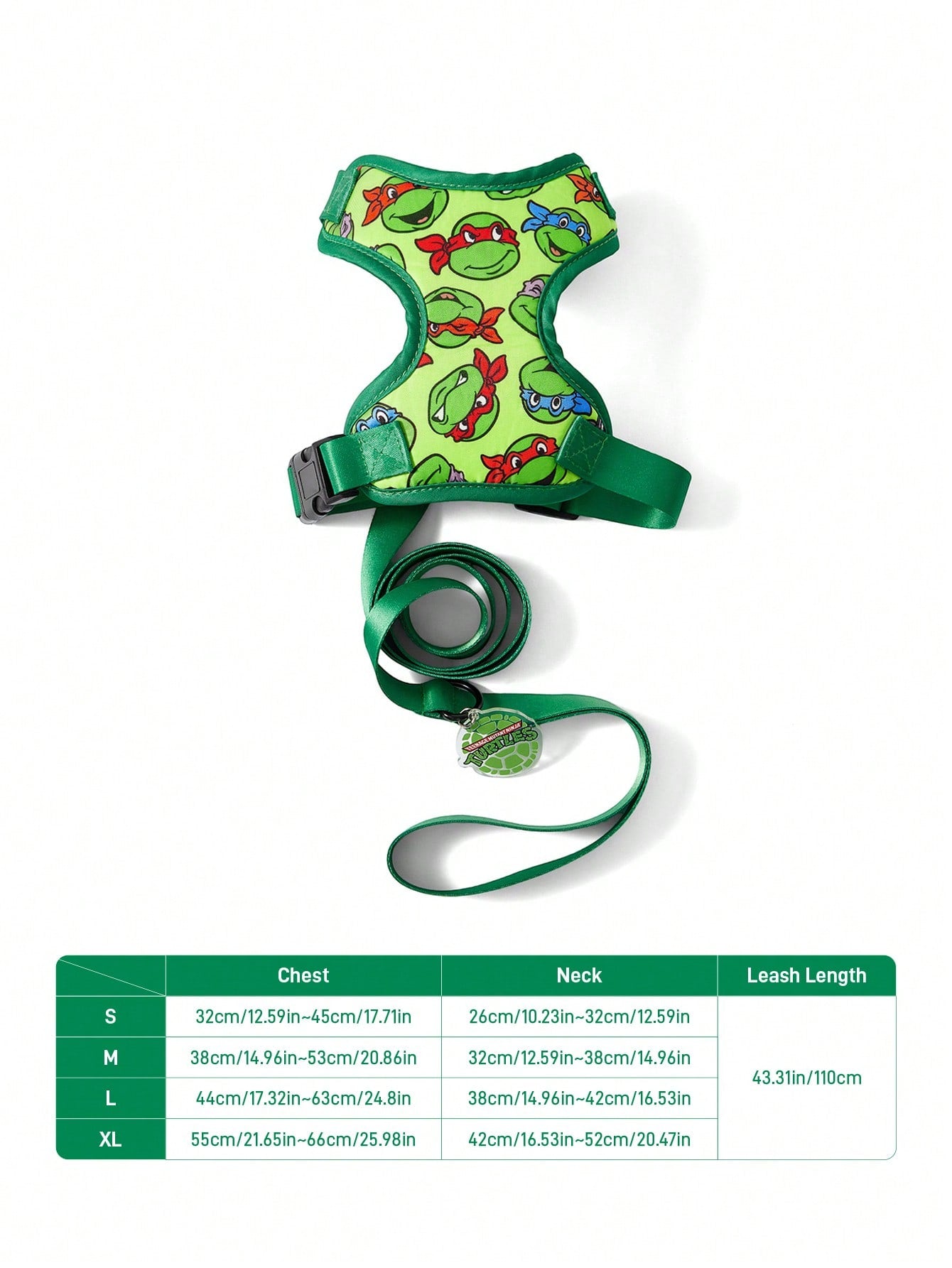 Multicolor cartoon pattern pet collar and leash set with adjustable polyester straps and portable storage bag for cats and dogs