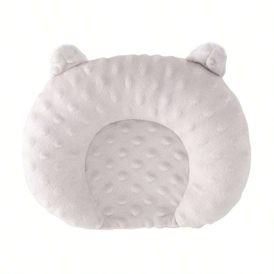 Multicolor small round bean plush pet pillow made of soft polyester for small animals, cats, and dogs.