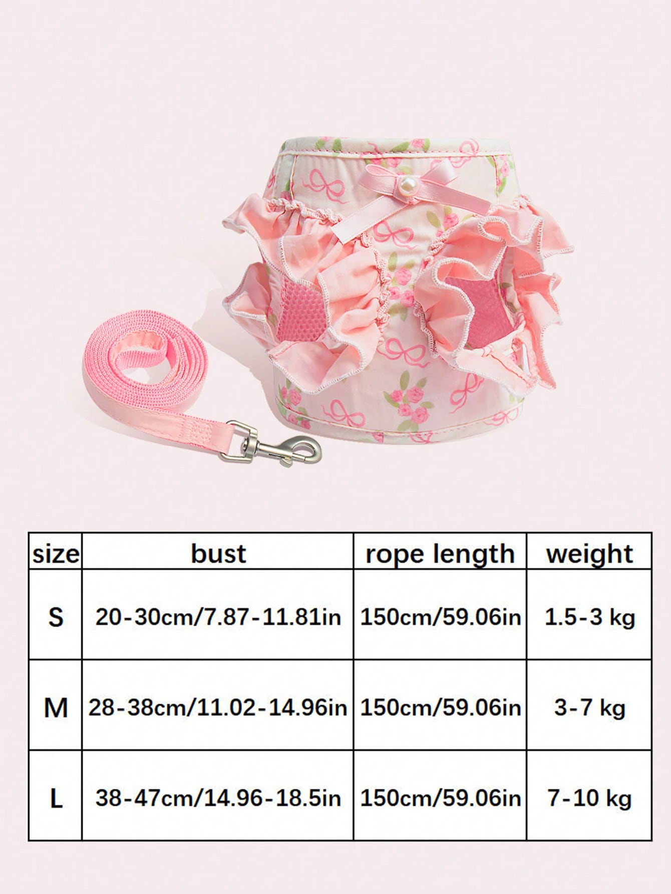 Multicolor polyester cat harness and leash set in an escape proof vest style for outdoor walking, suitable for cats and dogs