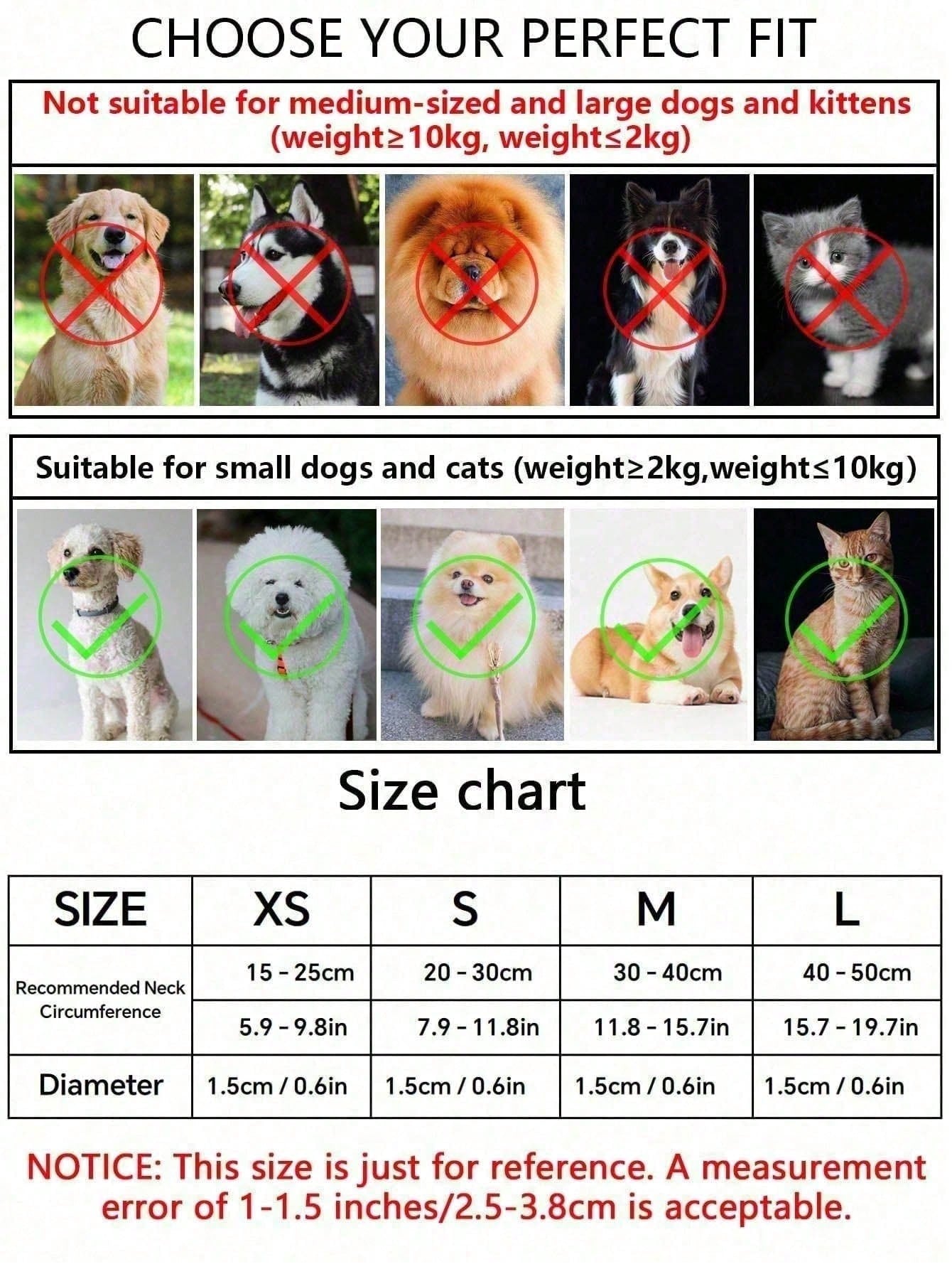 Black and white plaid polyester pet collar with geometric multicolor pattern for small and medium cats and dogs