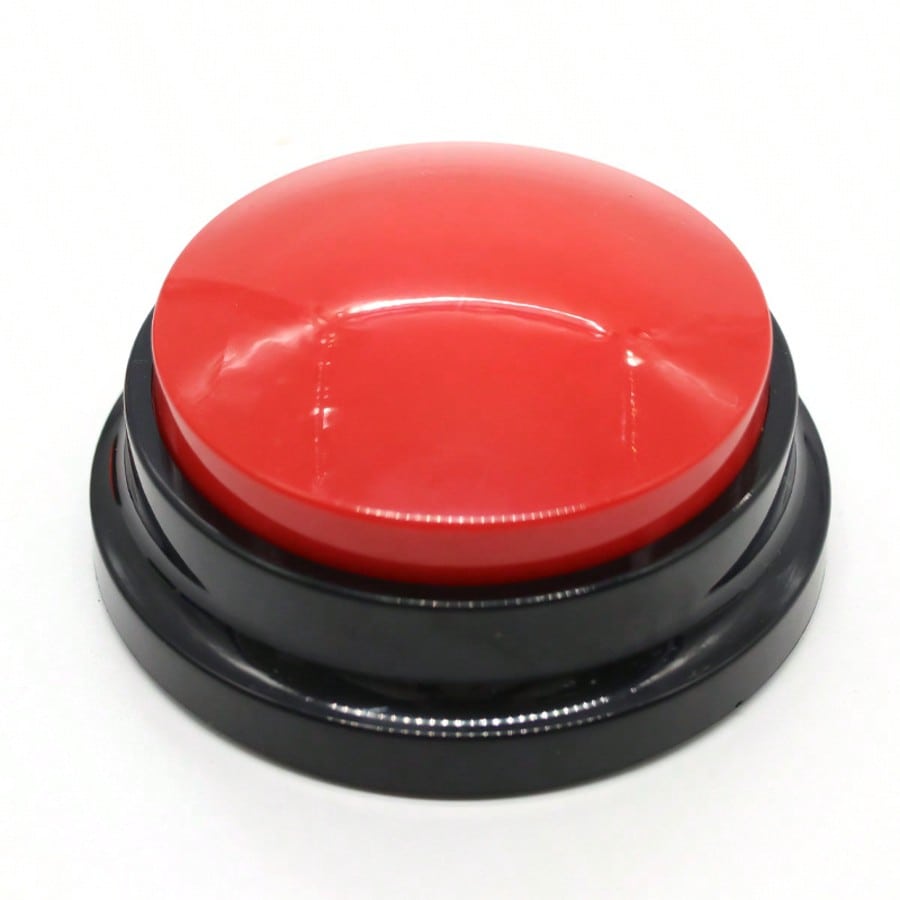 ENSSU Dog Voice Recording Button, Pet Communication Training Buzzer, Teach Dogs To Talk, Battery-Free, Gift, Promotional Item, Celebration Gift