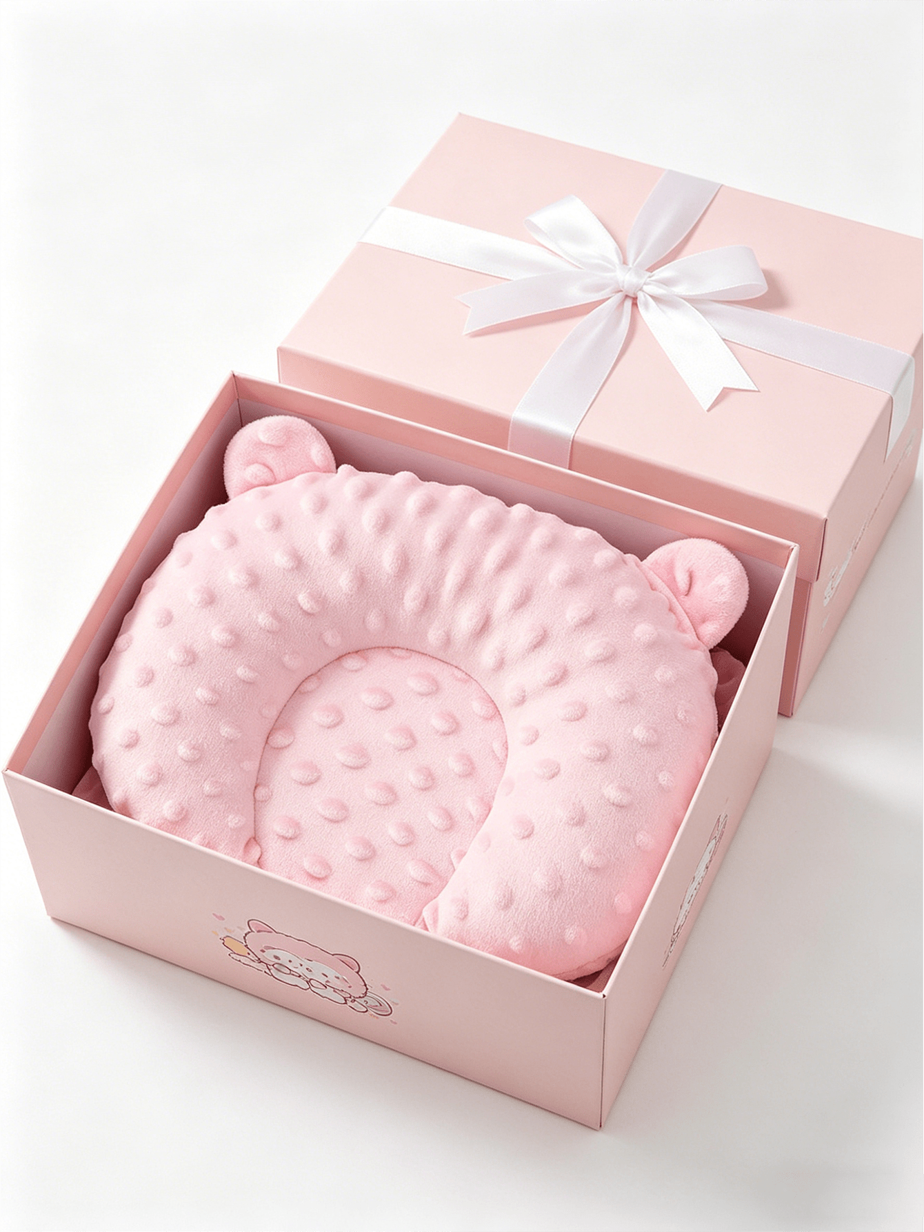 Multicolor small round bean plush pet pillow made of soft polyester for small animals, cats, and dogs.
