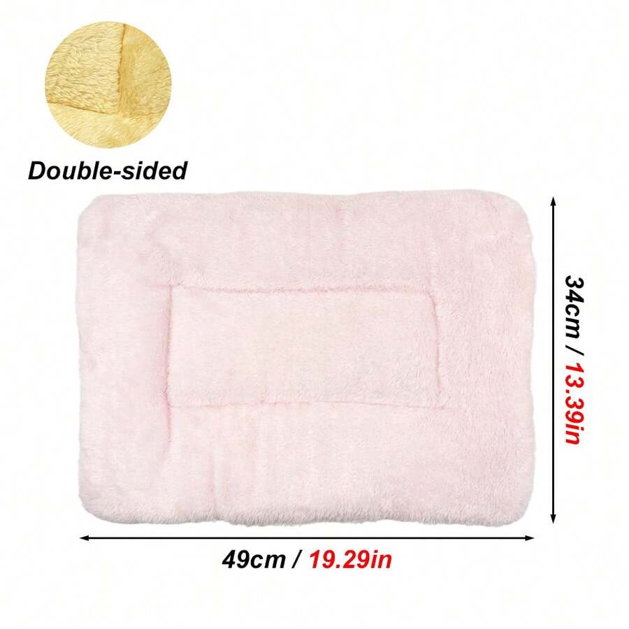 Multicolor soft warm polyester sleeping mat and nest pad for hamsters and small pets.