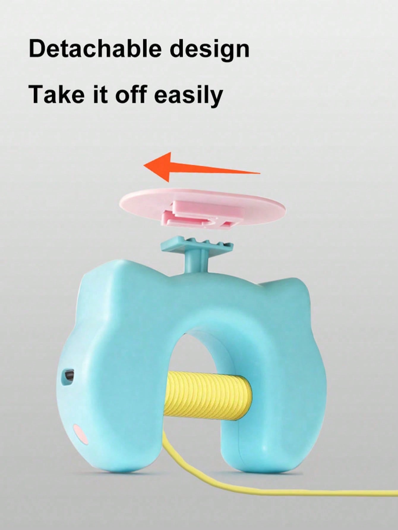 This Interactive Cat Toy Can Move The Ball Up And Down Automatically Without Manual Operation, Stimulating The Cat's Hunting Instinct. Made Of Durable Plastic, USB Rechargeable, And Easy To Install.