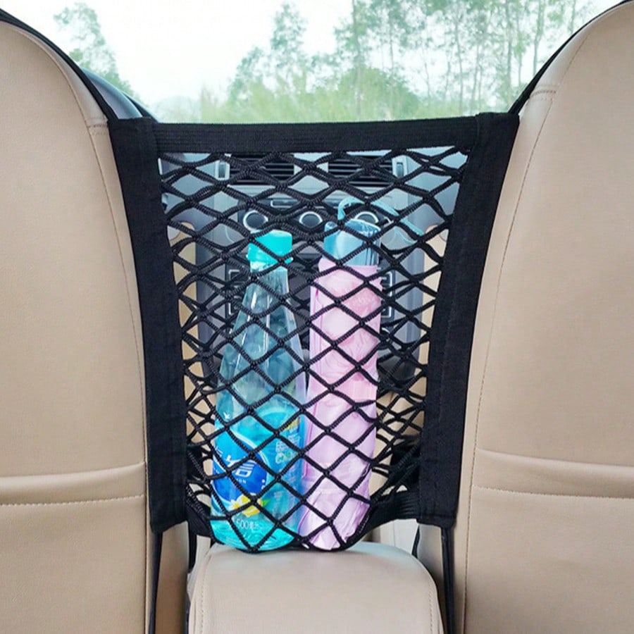 Car Pet Barrier Net, Pet Isolation Net With Safety Pouch And Expandable Storage Bag, Suitable For Sedan & SUV, Easy Installation, Driving By Isolating Children And Pets
