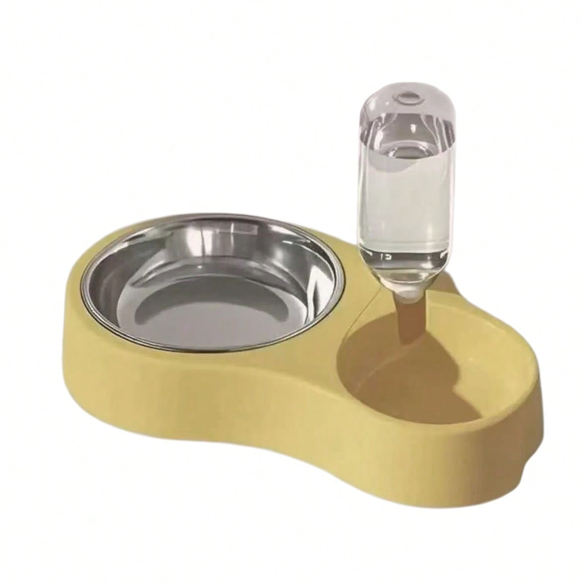 2-In-1 Stainless Steel Pet Food & Water Bowl, Suitable For Small/Medium Cats, Dogs, Rabbits And Other Pets