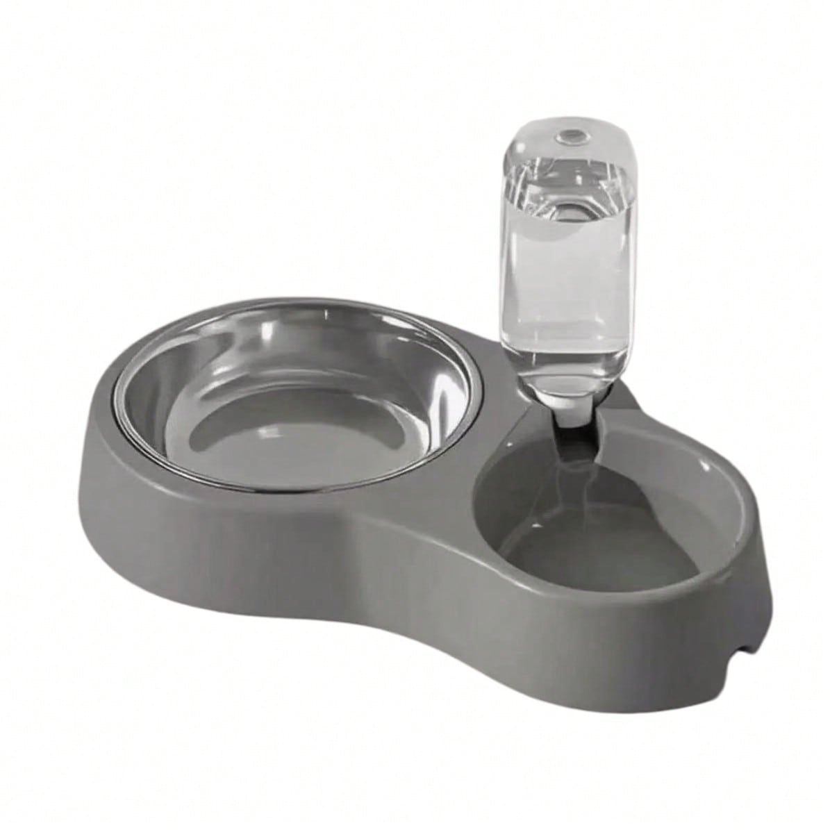 2-In-1 Stainless Steel Pet Food & Water Bowl, Suitable For Small/Medium Cats, Dogs, Rabbits And Other Pets
