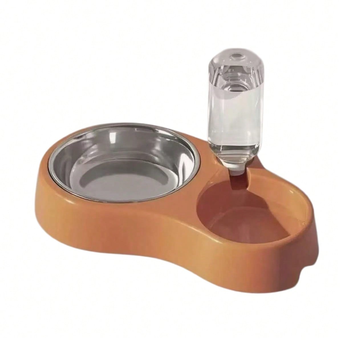 2-In-1 Stainless Steel Pet Food & Water Bowl, Suitable For Small/Medium Cats, Dogs, Rabbits And Other Pets