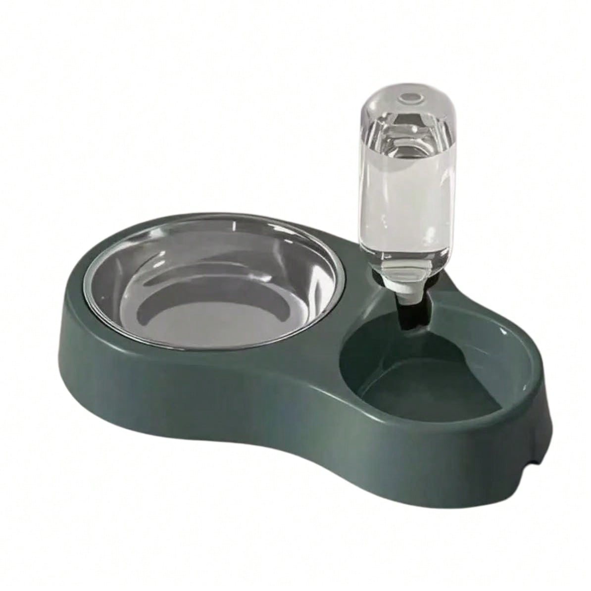 2-In-1 Stainless Steel Pet Food & Water Bowl, Suitable For Small/Medium Cats, Dogs, Rabbits And Other Pets