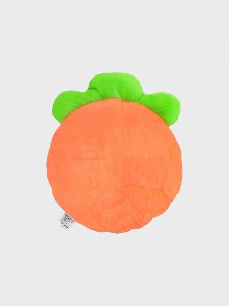 Carrot shaped soft plush pet bed cushion for rabbits and small animals