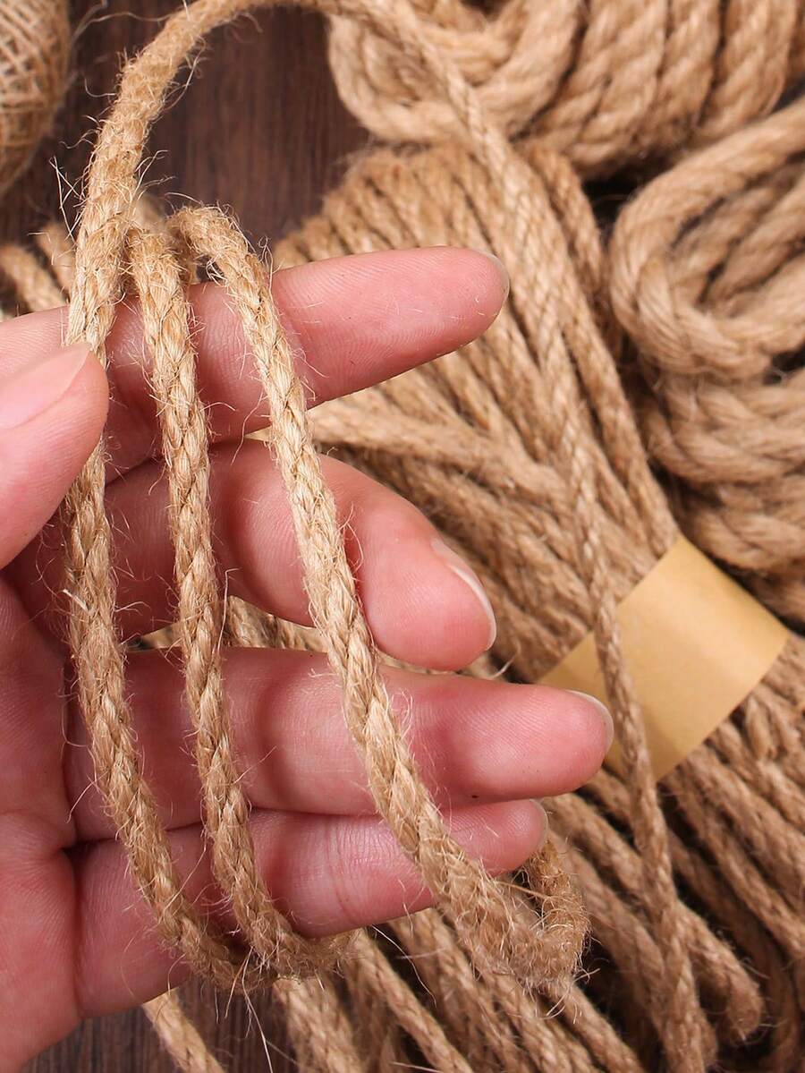 Multicolor 393-inch polyamide cat scratching post rope for DIY pet toys and cat furniture repair.