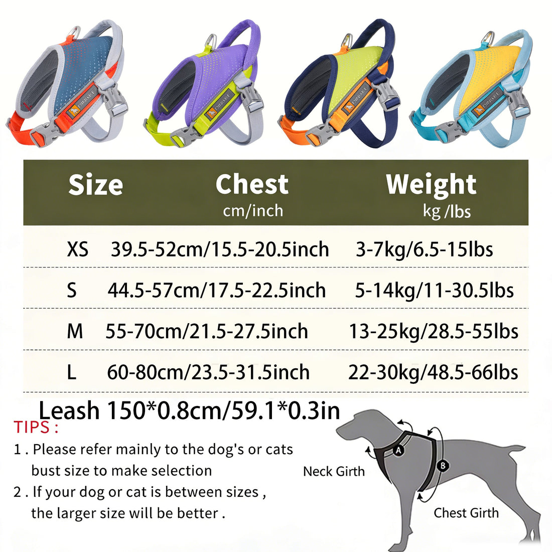 Anti-Pull Anti-Escape Reflective Pet Harness, Comfortable Breathable Mesh Lining, High-Quality Space Aluminum Leash D-Ring, Lightweight No-Burden Design, Anti-Pull Auxiliary Handle, Suitable For Medium And Small Dogs, Home And Outdoor Use. Close-Range
