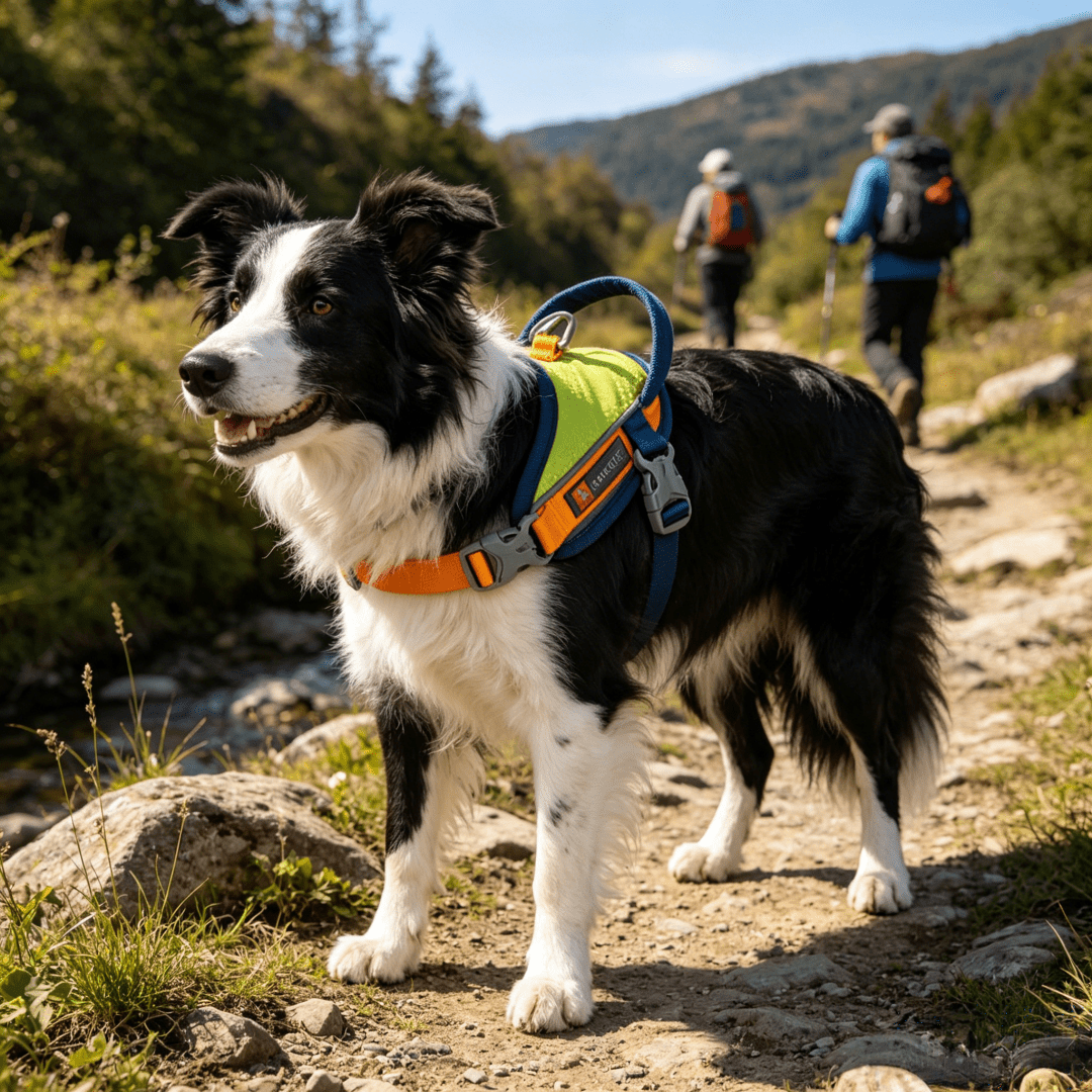 Anti-Pull Anti-Escape Reflective Pet Harness, Comfortable Breathable Mesh Lining, High-Quality Space Aluminum Leash D-Ring, Lightweight No-Burden Design, Anti-Pull Auxiliary Handle, Suitable For Medium And Small Dogs, Home And Outdoor Use. Close-Range