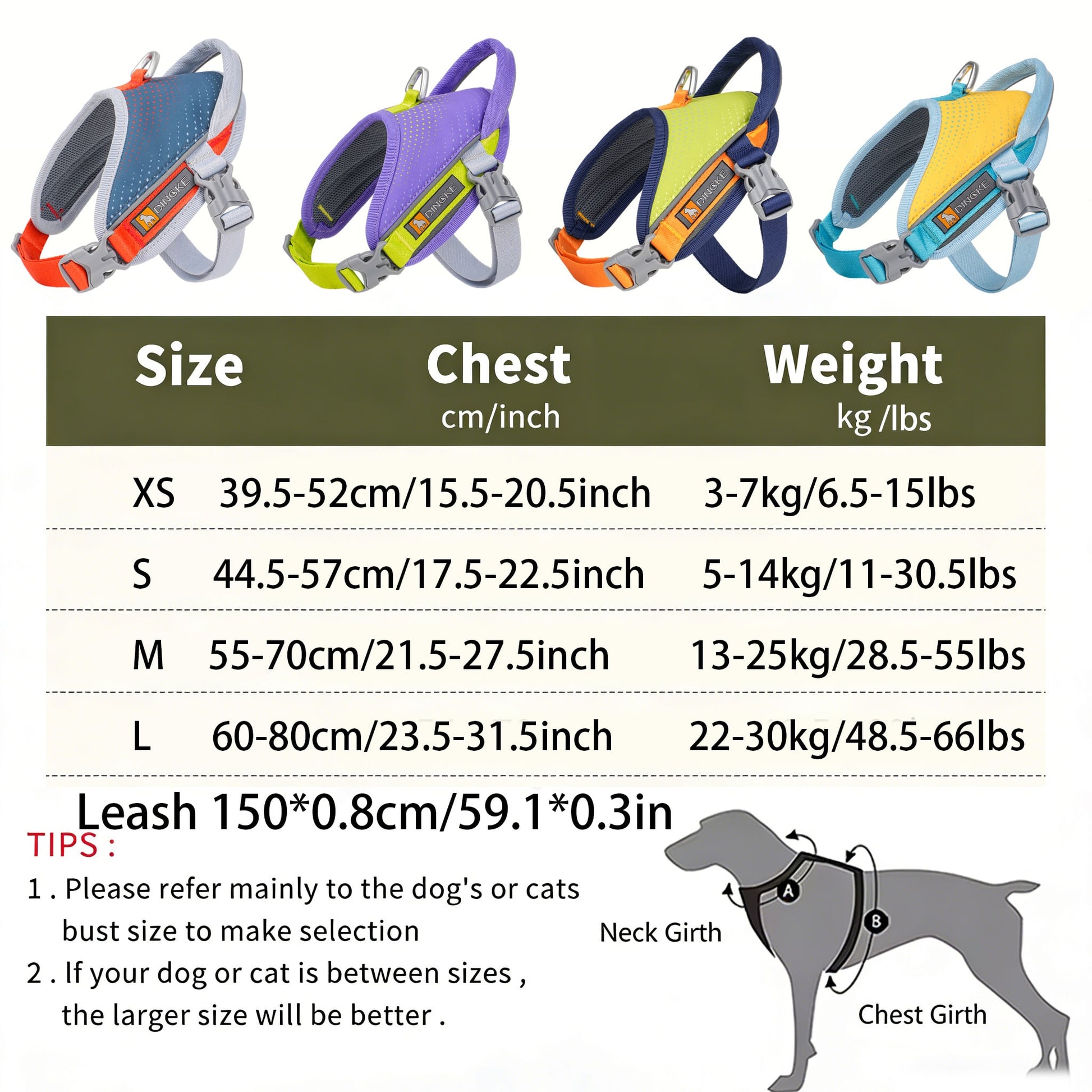 Anti-Pull Anti-Escape Reflective Pet Harness, Comfortable Breathable Mesh Lining, High-Quality Space Aluminum Leash D-Ring, Lightweight No-Burden Design, Anti-Pull Auxiliary Handle, Suitable For Medium And Small Dogs, Home And Outdoor Use. Close-Range