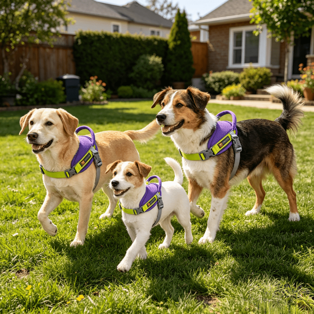 Anti-Pull Anti-Escape Reflective Pet Harness, Comfortable Breathable Mesh Lining, High-Quality Space Aluminum Leash D-Ring, Lightweight No-Burden Design, Anti-Pull Auxiliary Handle, Suitable For Medium And Small Dogs, Home And Outdoor Use. Close-Range