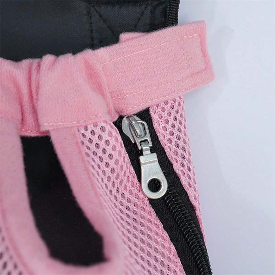 LocalBreathable Mesh Pet Dog Carrier Backpack, Hands-Free Adjustable Front Chest Carrier With Quick Access, Lightweight & Comfortable Legs-Out Puppy Sling For Small Medium Dogs Cats, Perfect For Walking Hiking Travel