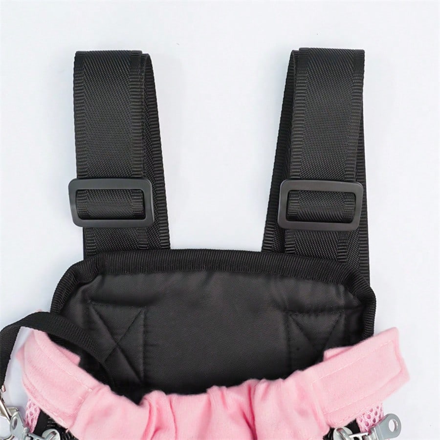 LocalBreathable Mesh Pet Dog Carrier Backpack, Hands-Free Adjustable Front Chest Carrier With Quick Access, Lightweight & Comfortable Legs-Out Puppy Sling For Small Medium Dogs Cats, Perfect For Walking Hiking Travel
