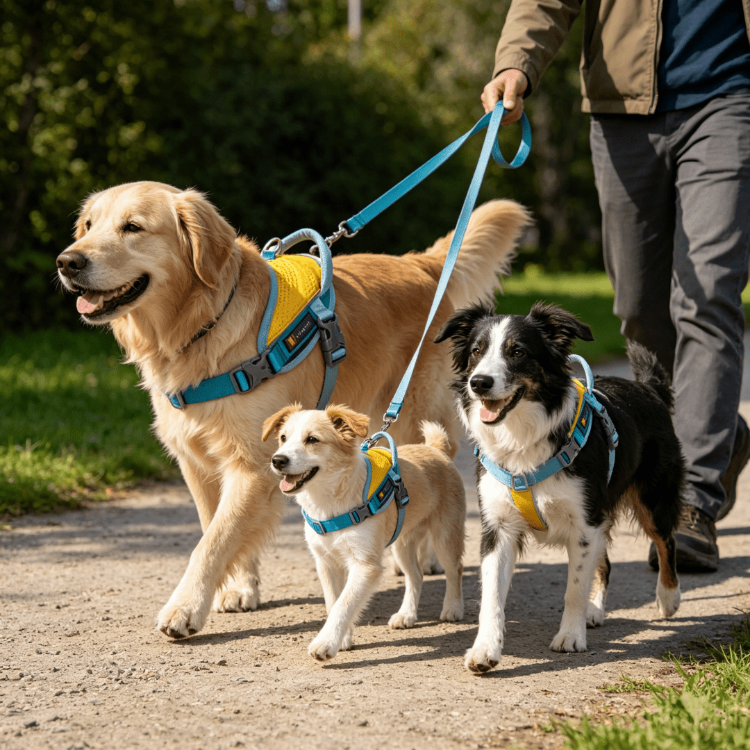 Anti-Pull Anti-Escape Reflective Pet Harness, Comfortable Breathable Mesh Lining, High-Quality Space Aluminum Leash D-Ring, Lightweight No-Burden Design, Anti-Pull Auxiliary Handle, Suitable For Medium And Small Dogs, Home And Outdoor Use. Close-Range