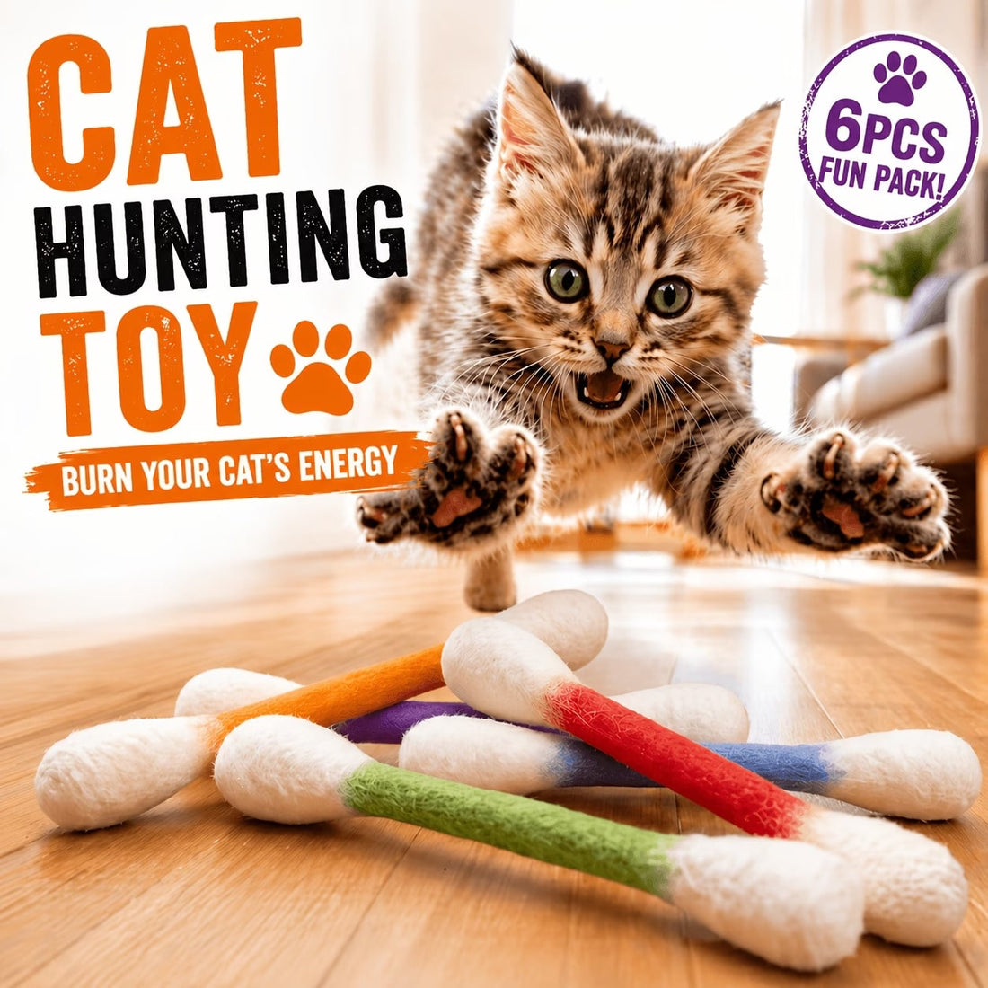 3pcs/1pc Extra Large Cat Teaser Wand, Cat Teaser Toy, Cat Sniffing Stick, Dental Cleaning & Teething Toy, Self-Entertainment Toy, Durable Puzzle Toy, Interactive Soothing Cat Accessory