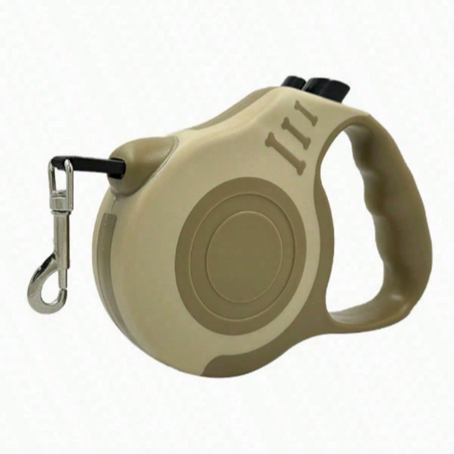 Multicolor bone-shaped retractable pet leash made from ABS for cats and dogs