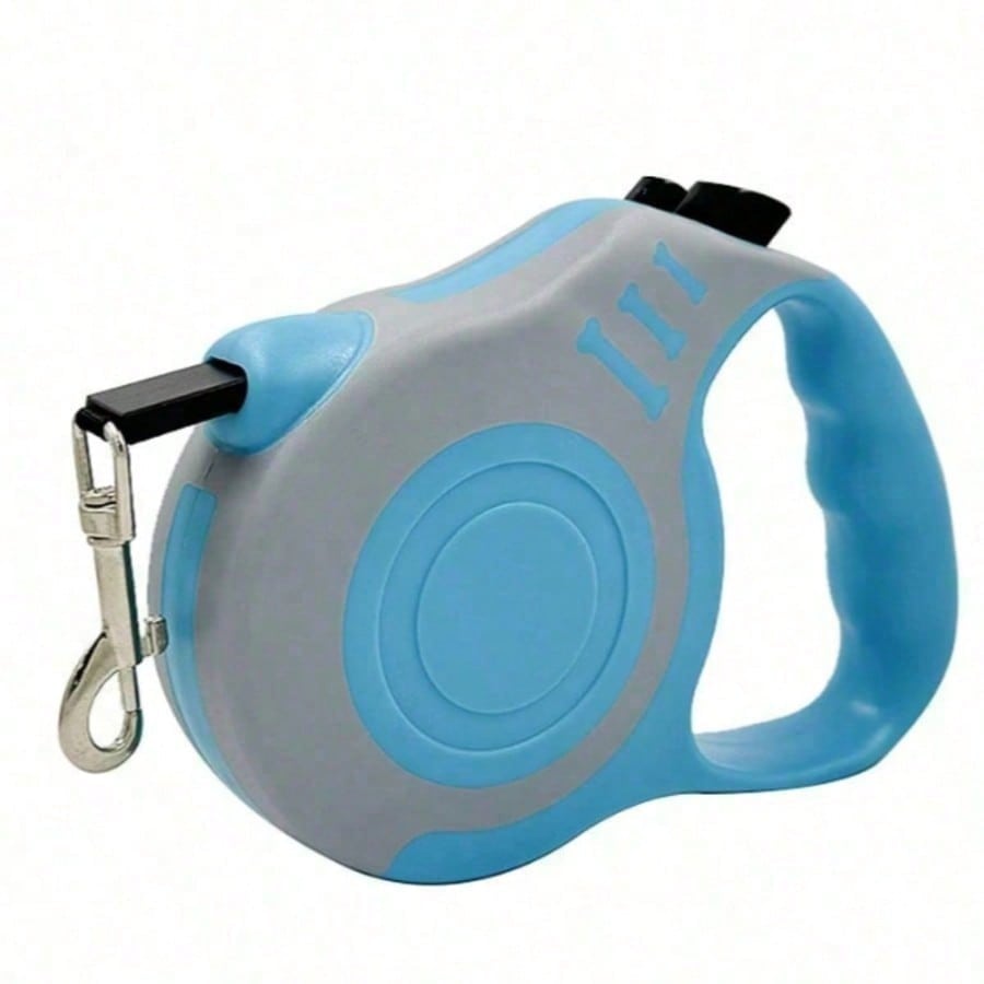 Multicolor bone-shaped retractable pet leash made from ABS for cats and dogs