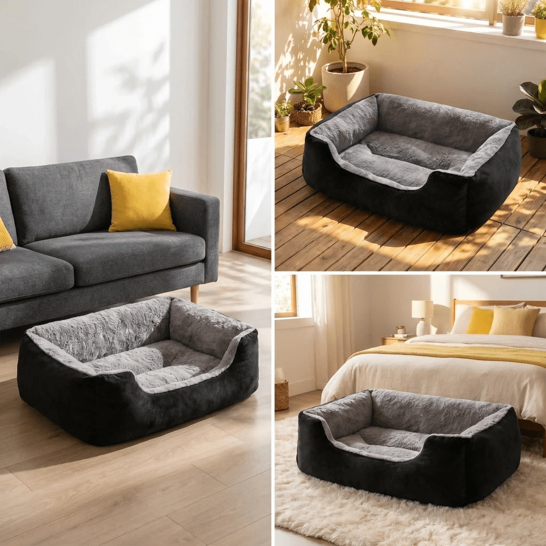 XXL Orthopedic Dog Bed – Washable, Waterproof, Non-Skid, Removable Cover, Large Pet Couch Sofa For Extra Large Dogs, Cats & Puppies