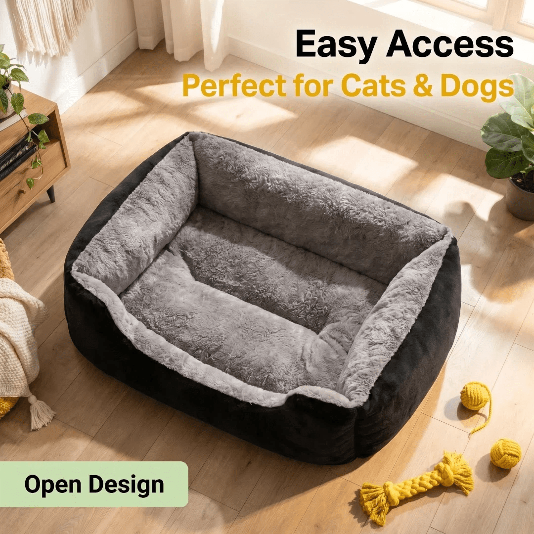 XXL Orthopedic Dog Bed – Washable, Waterproof, Non-Skid, Removable Cover, Large Pet Couch Sofa For Extra Large Dogs, Cats & Puppies