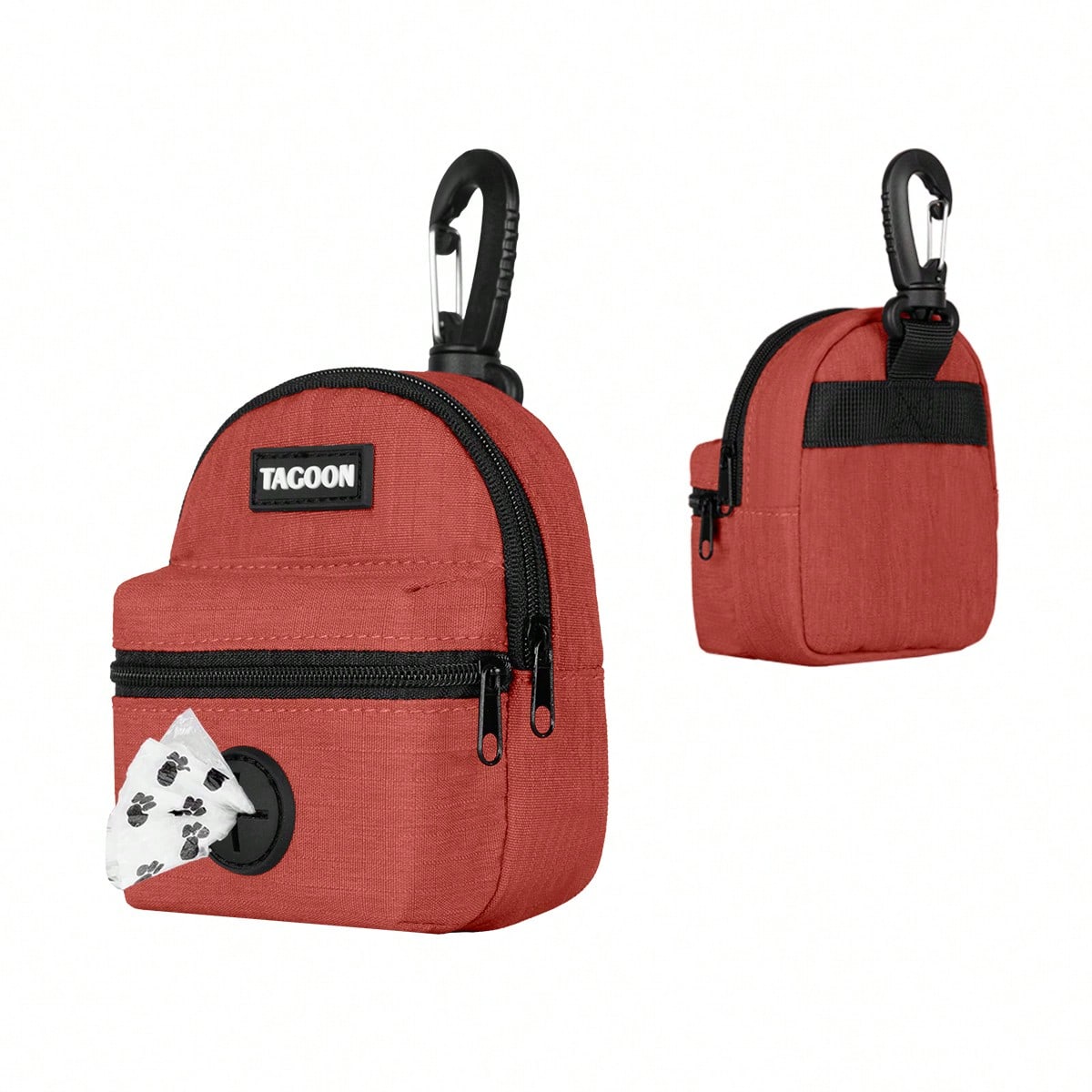 Dog Treat Bag Dog Leash Poop Bag Holder Compatible With Leash Pet Storage Container With Inner Small Pouch Puppy Supplies Perfect For Training And Walking Hands-Free Dog Waste Bag Dispenser Dog Travel Accessories