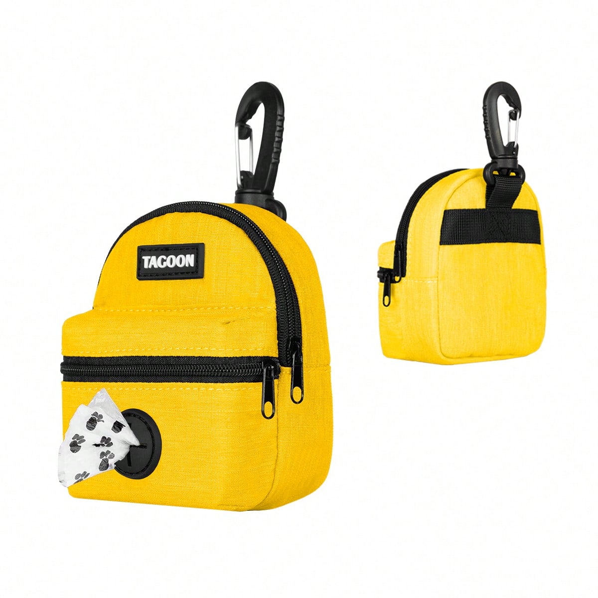 Dog Treat Bag Dog Leash Poop Bag Holder Compatible With Leash Pet Storage Container With Inner Small Pouch Puppy Supplies Perfect For Training And Walking Hands-Free Dog Waste Bag Dispenser Dog Travel Accessories