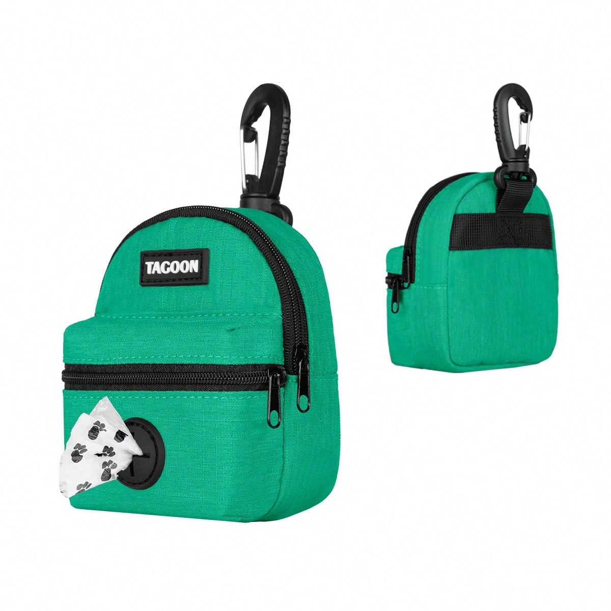 Dog Treat Bag Dog Leash Poop Bag Holder Compatible With Leash Pet Storage Container With Inner Small Pouch Puppy Supplies Perfect For Training And Walking Hands-Free Dog Waste Bag Dispenser Dog Travel Accessories