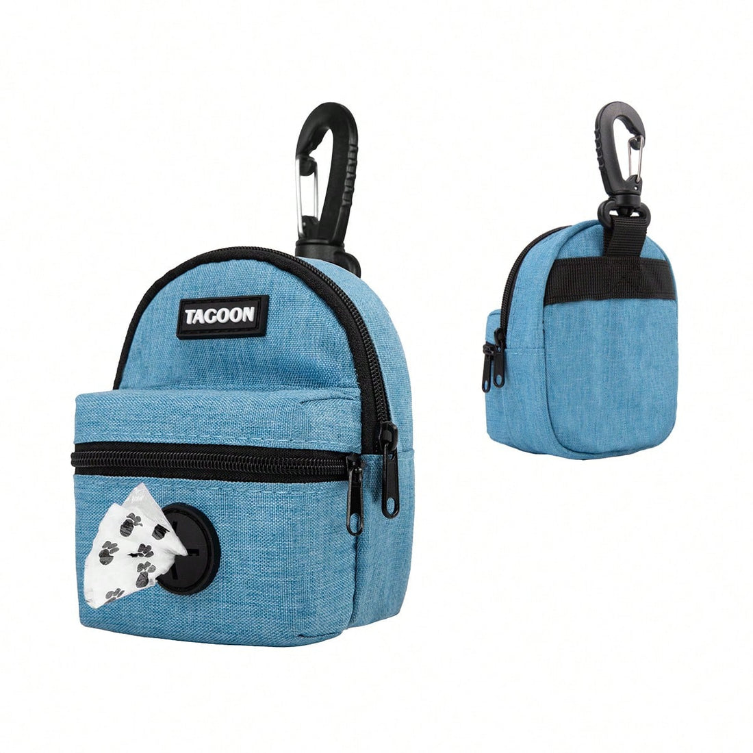Dog Treat Bag Dog Leash Poop Bag Holder Compatible With Leash Pet Storage Container With Inner Small Pouch Puppy Supplies Perfect For Training And Walking Hands-Free Dog Waste Bag Dispenser Dog Travel Accessories