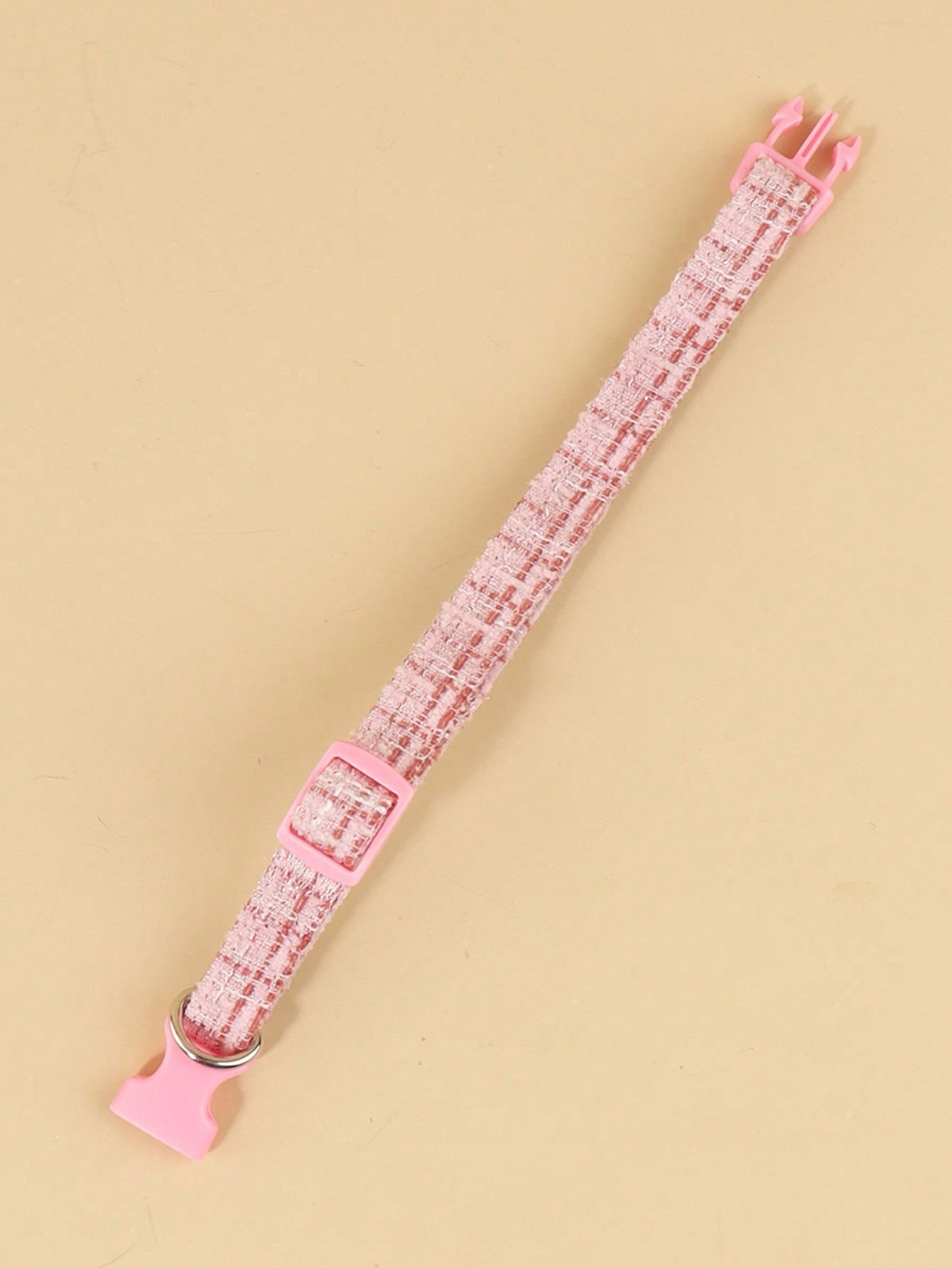 1 Set Cute Polyester Collar, Harness And Leash Set, Suitable For Small Teddy Bear Outdoor Use (Not Suitable For Large Dogs)
