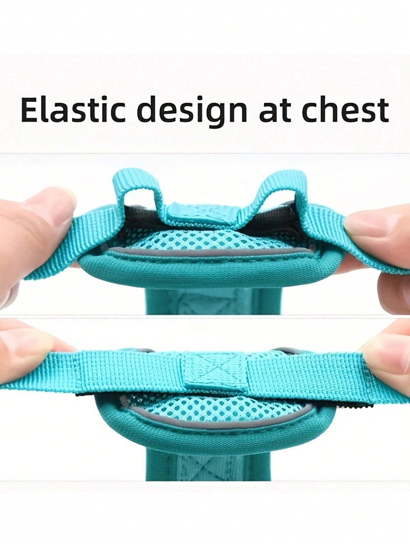 Multicolor polyester anti-escape chest harness and leash set for cats and small dogs, designed for breathable and comfortable outdoor walking.