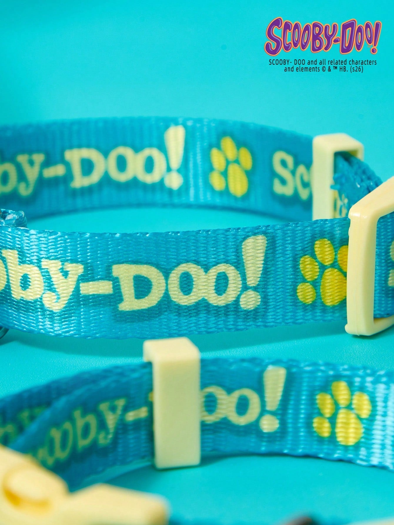 Green polyester X PENSIN pet collar with cartoon pattern and matching pendant for cats and dogs