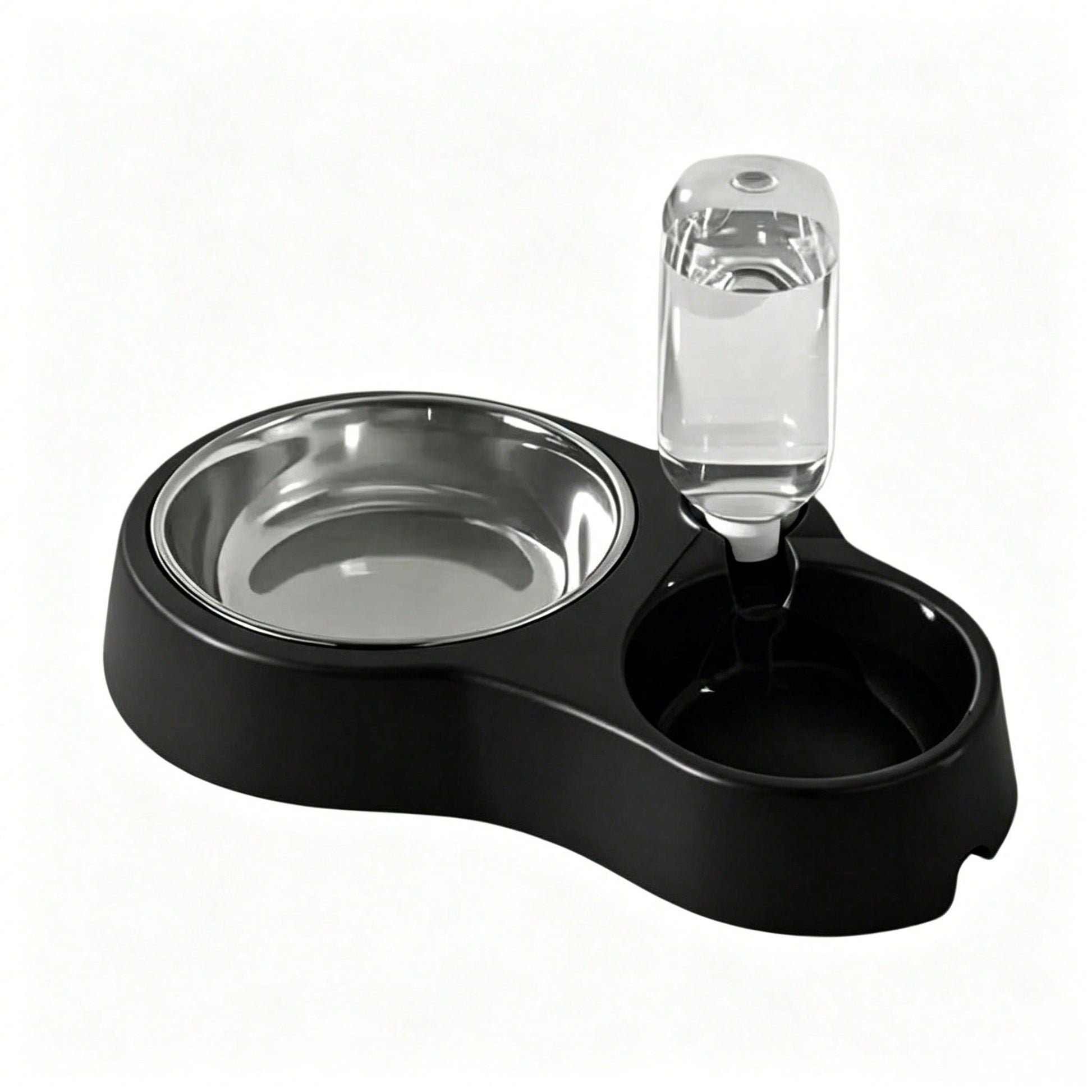 2-In-1 Stainless Steel Pet Food & Water Bowl, Suitable For Small/Medium Cats, Dogs, Rabbits And Other Pets