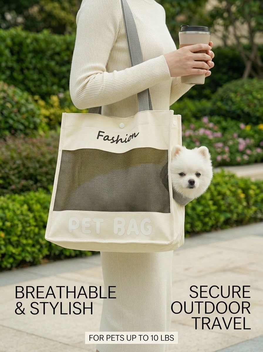 Universal Pet Shoulder Bag, Small Dog Handbag, Cat Shoulder Bag, Cat Tote Bag, Cat Carrier Bag For Outdoor Use