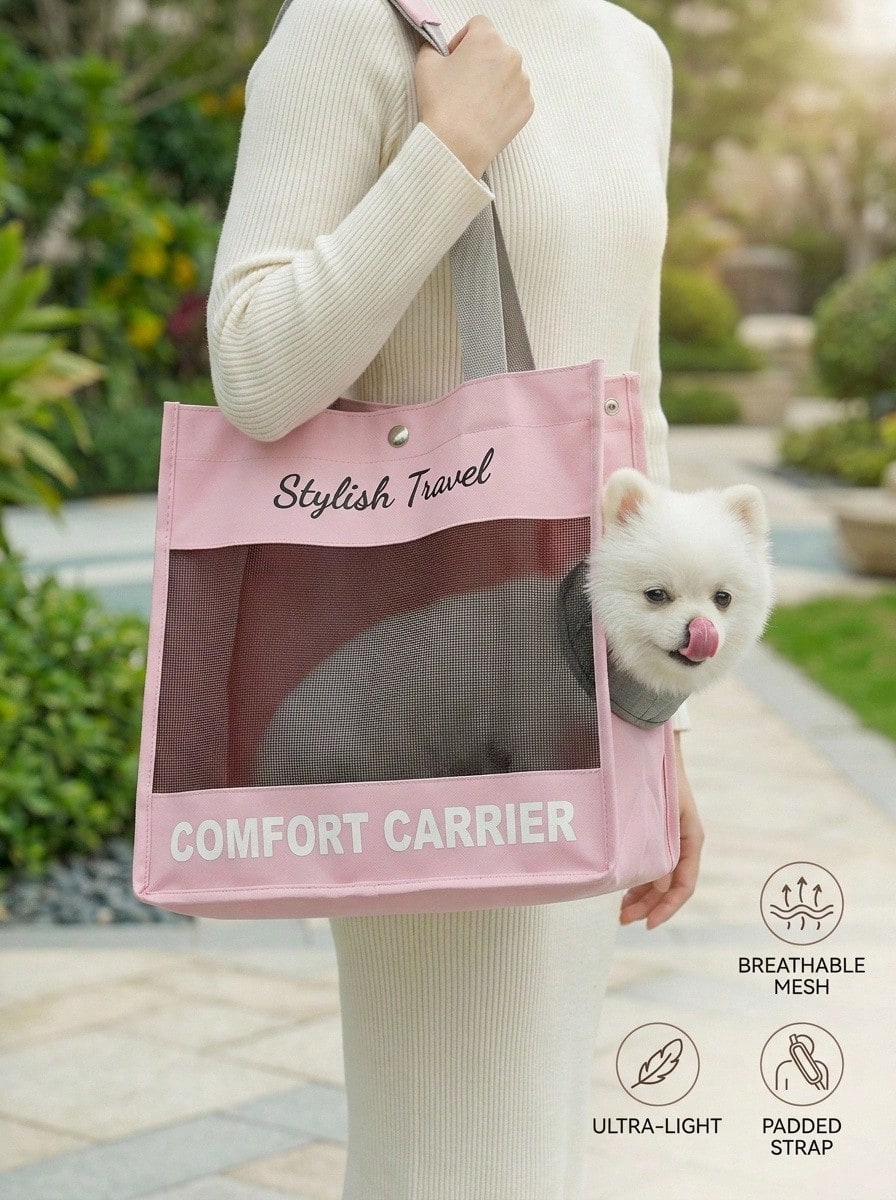 Universal Pet Shoulder Bag, Small Dog Handbag, Cat Shoulder Bag, Cat Tote Bag, Cat Carrier Bag For Outdoor Use